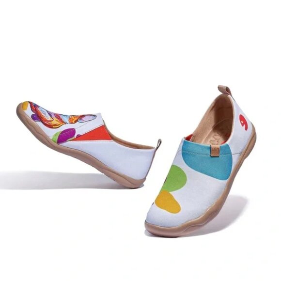 UIN, Spanish Art Travel Shoes, "Wait for Me", Sz 7.5, EUC - Picture 4 of 6